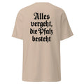 "Alles vergeht, die Pfalz besteht" Shirt Unisex - Pfälzer Löwen