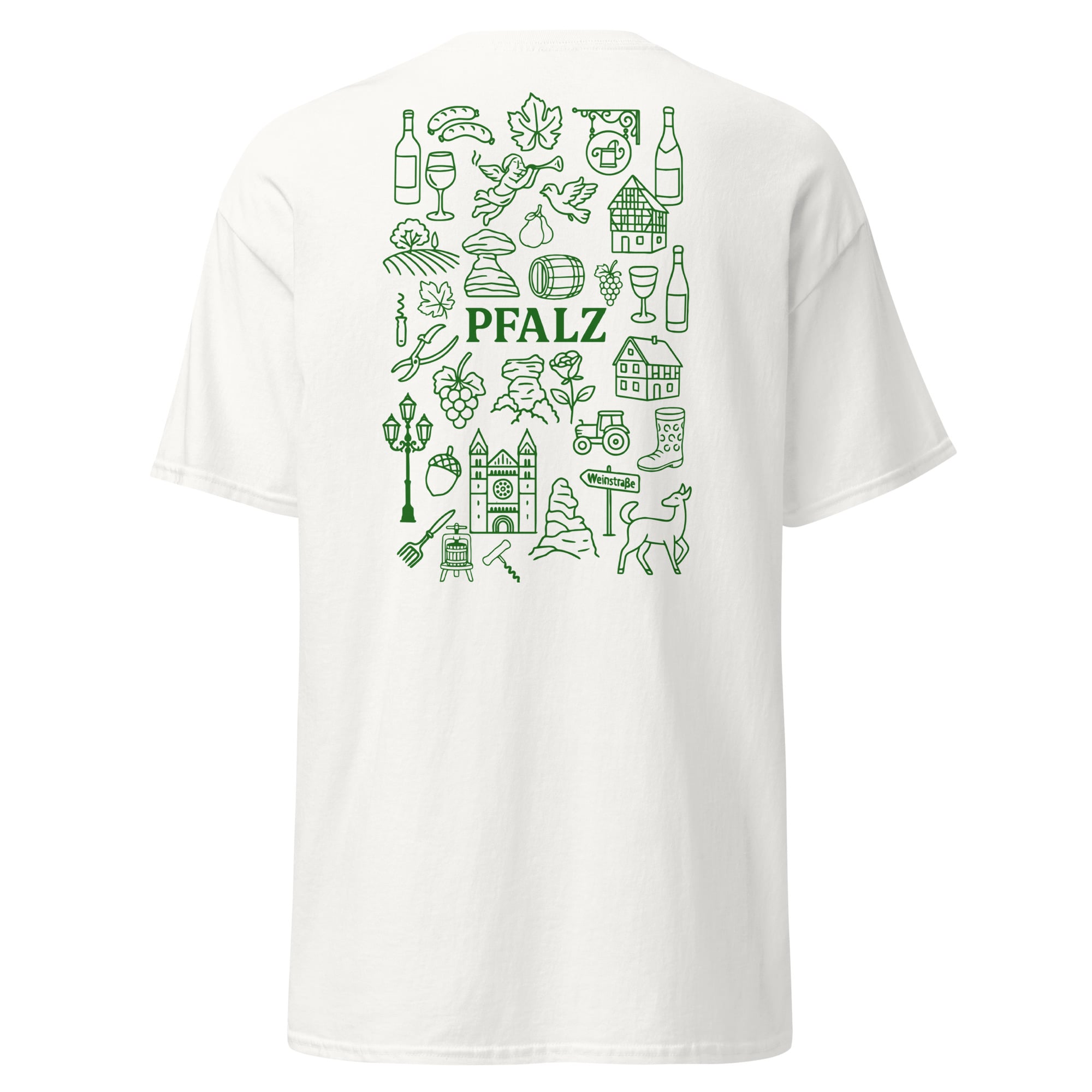 "Pfalz" Icons Backprint Shirt Unisex