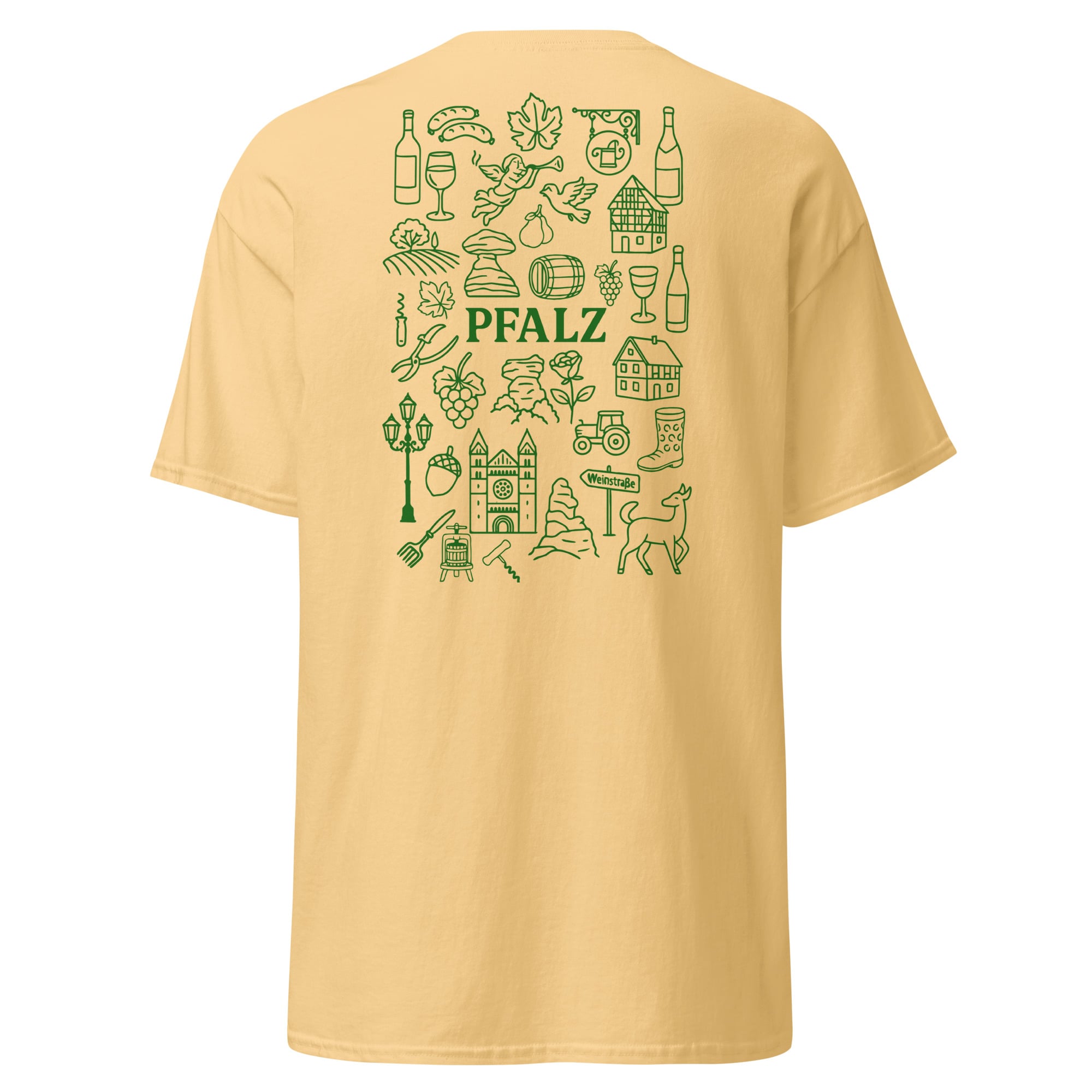 "Pfalz" Icons Backprint Shirt Unisex