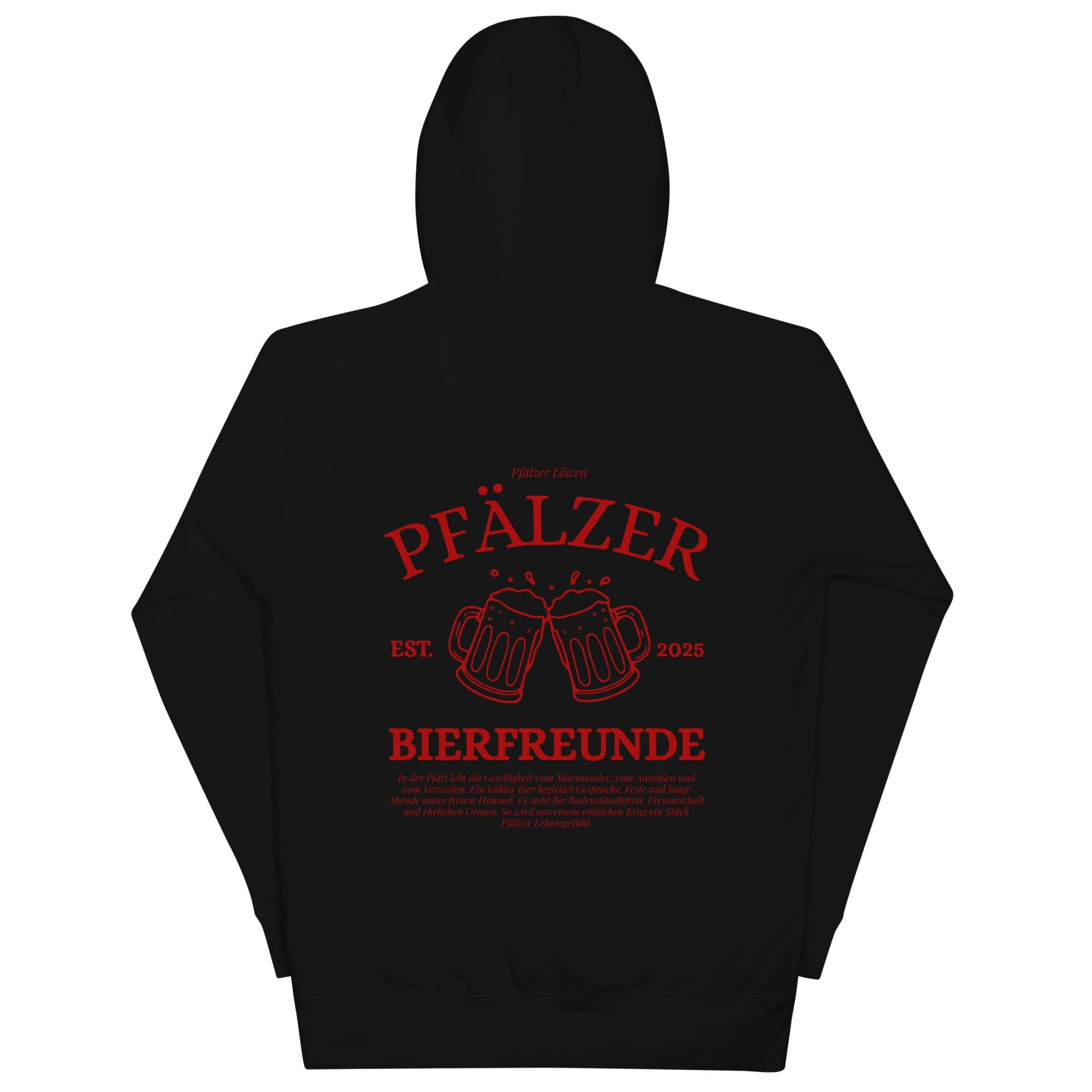 Pfälzer Bierfreunde Hoodie Unisex | Pfälzer Löwen | Kleidung für die Pfalz
