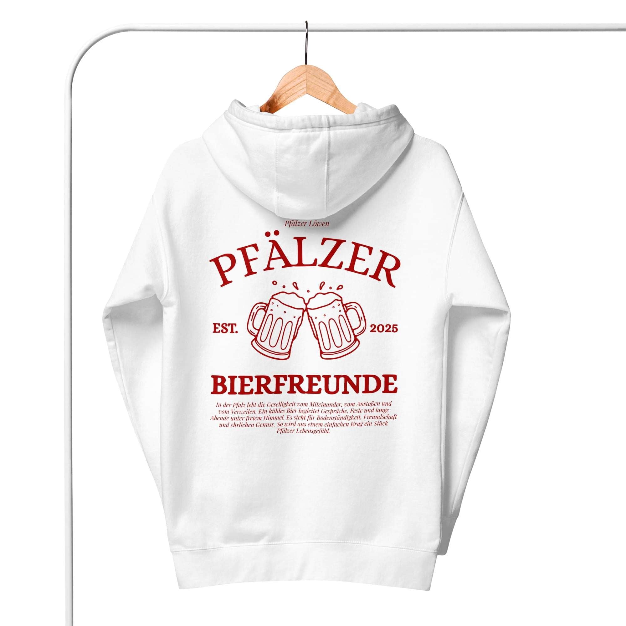 Pfälzer Bierfreunde Hoodie Unisex | Pfälzer Löwen | Kleidung für die Pfalz