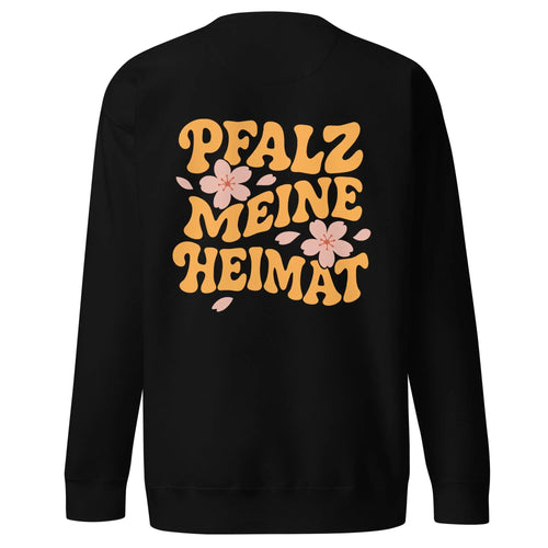 "Pfalz - Meine Heimat" Mandelblüten Sweatshirt Unisex - Pfälzer Löwen