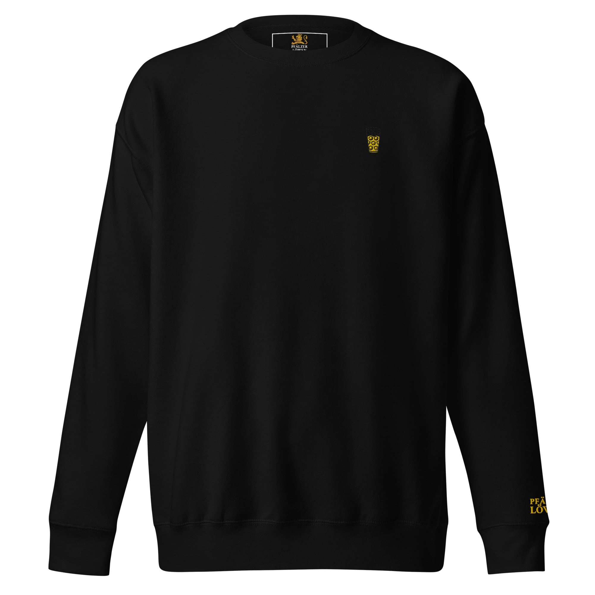 Gesticktes "Dubbeglas" Sweatshirt Unisex
