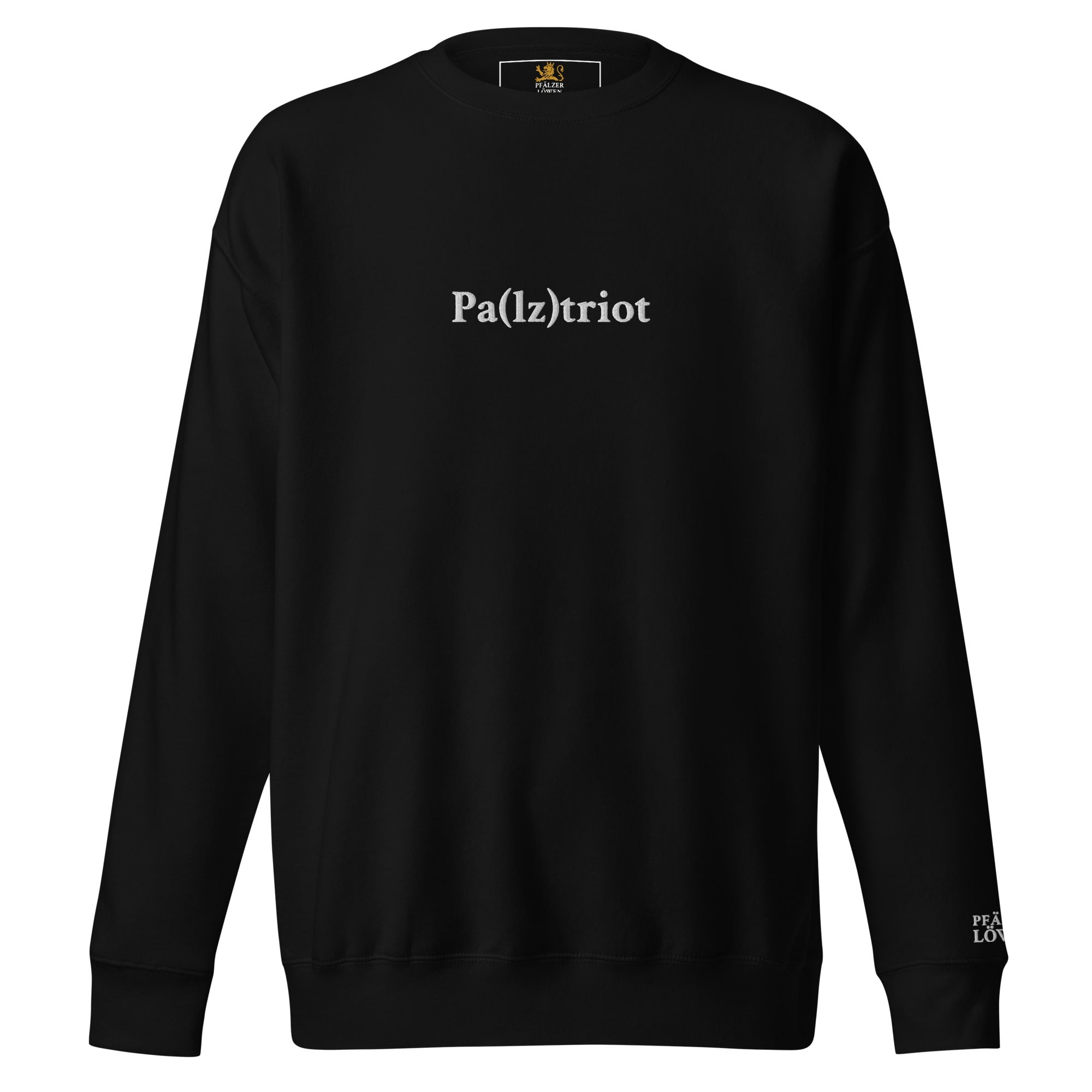 Gesticktes "Pa(lz)triot" Sweatshirt Unisex