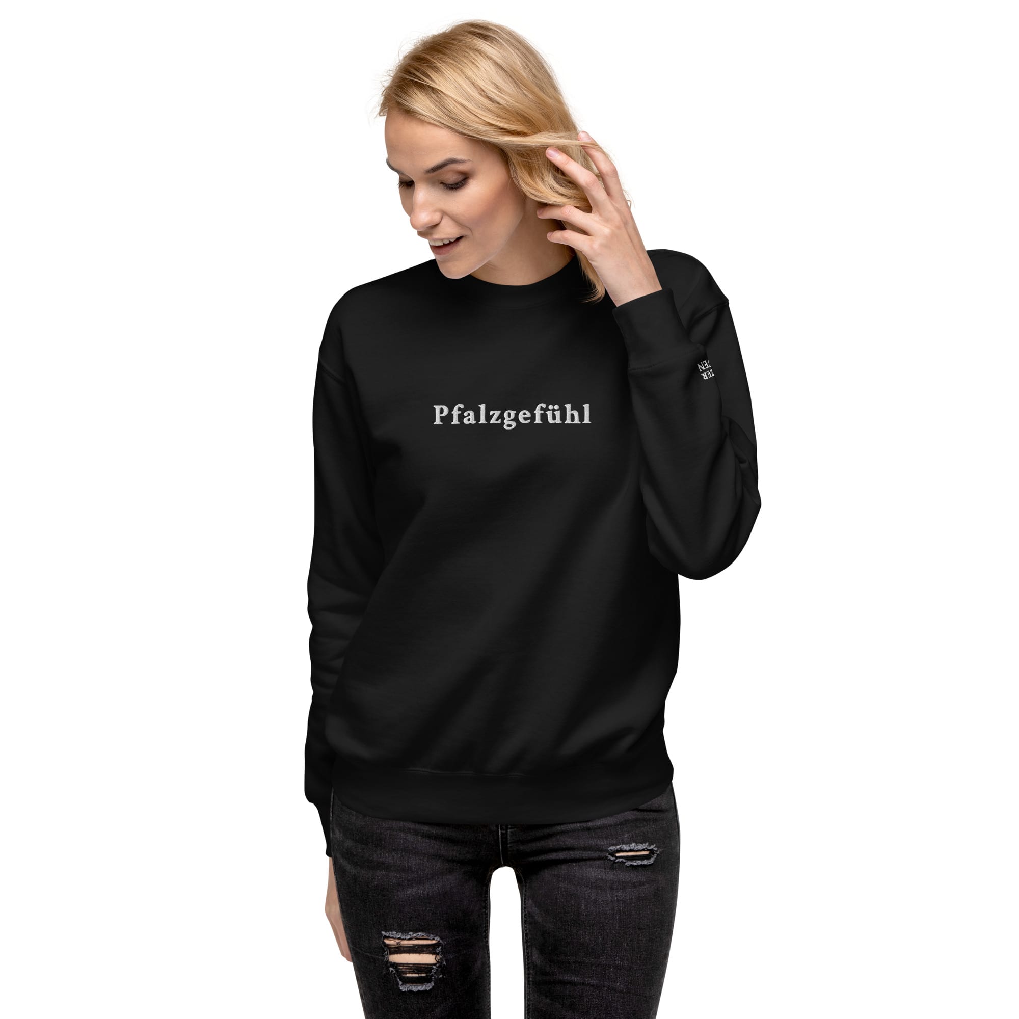 "Pfalzgefühl" Stick Sweatshirt Unisex