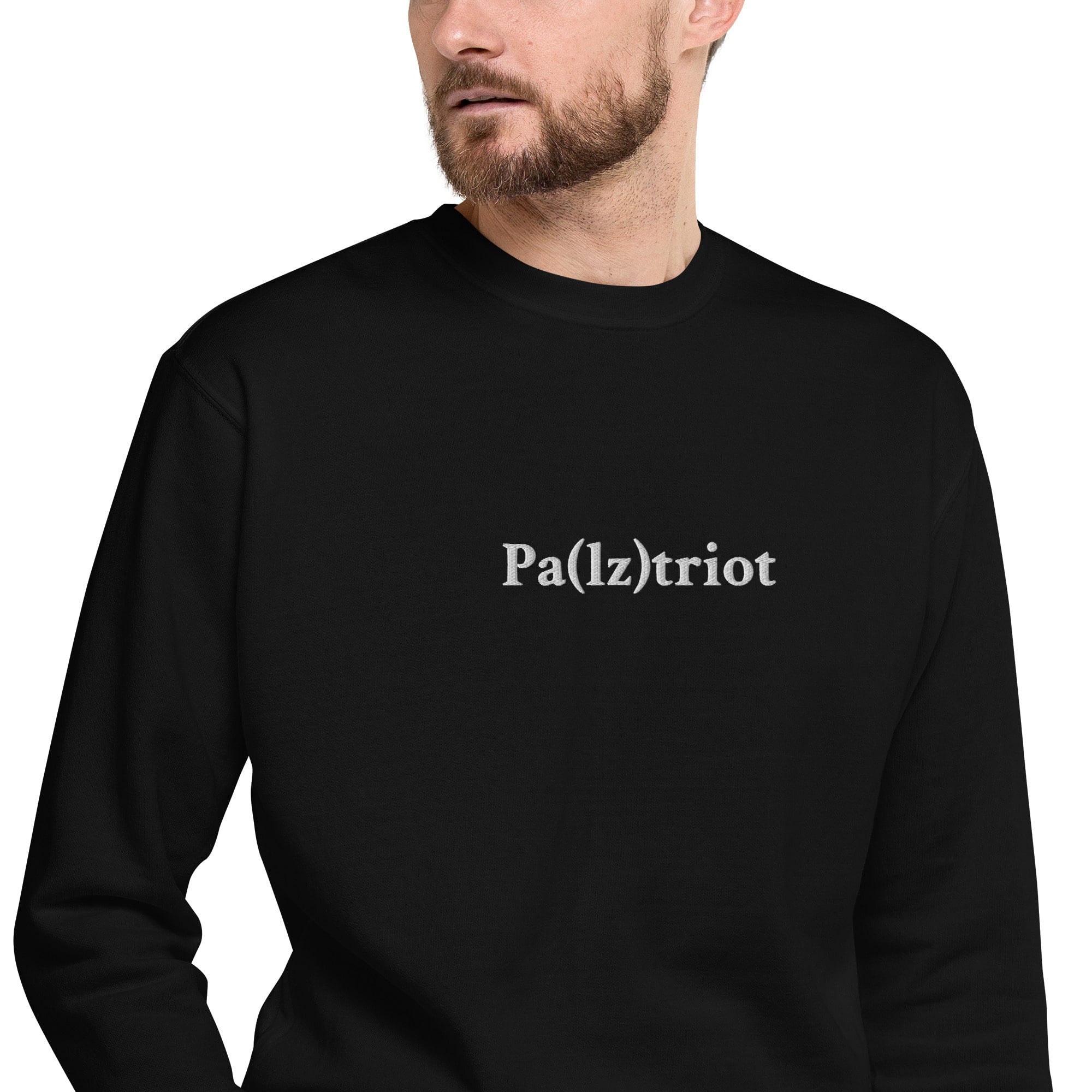 Gesticktes "Pa(lz)triot" Sweatshirt Unisex