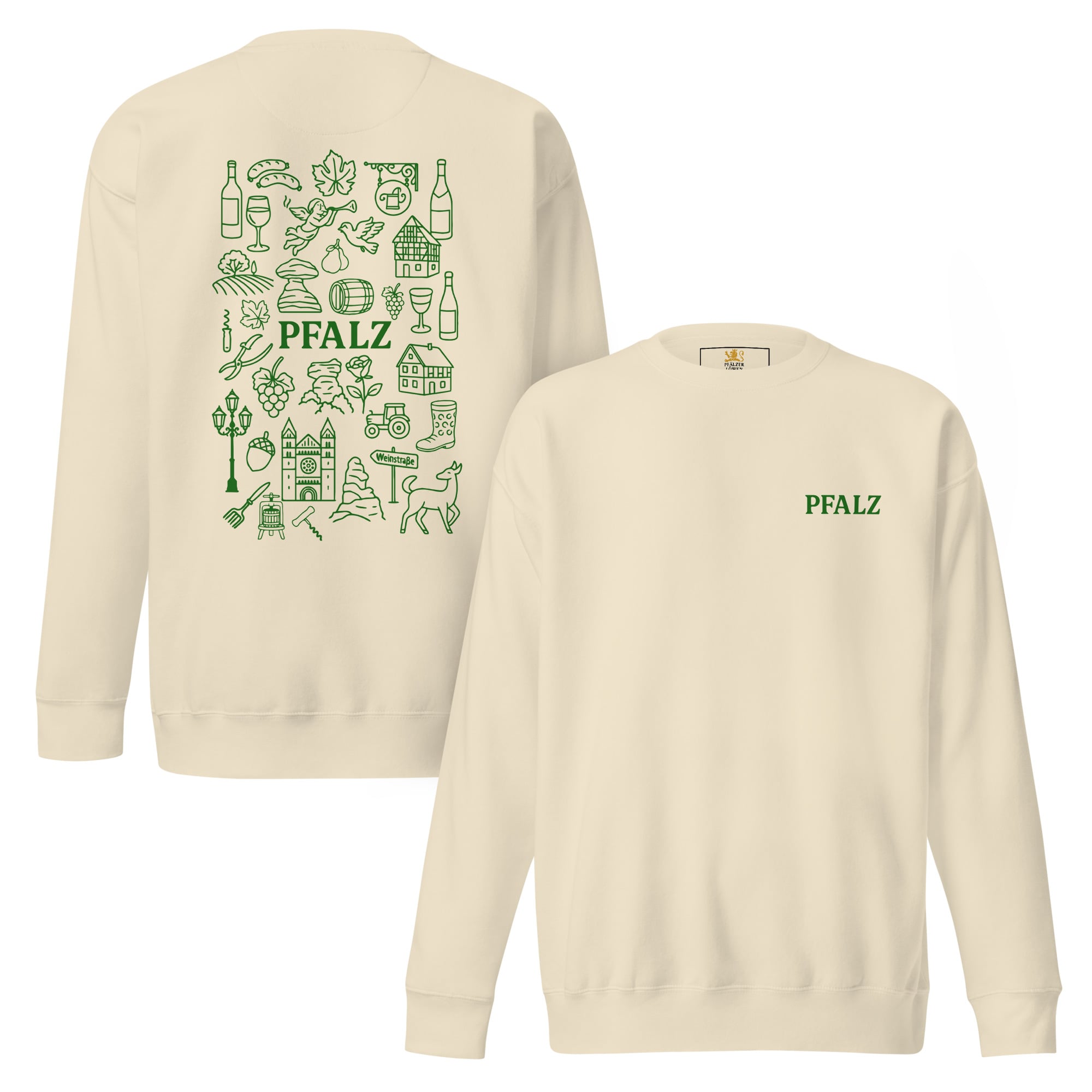 "Pfalz" Icons Backprint Sweatshirt Unisex