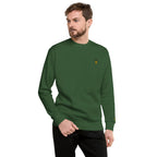 Gesticktes "Dubbeglas" Sweatshirt Unisex