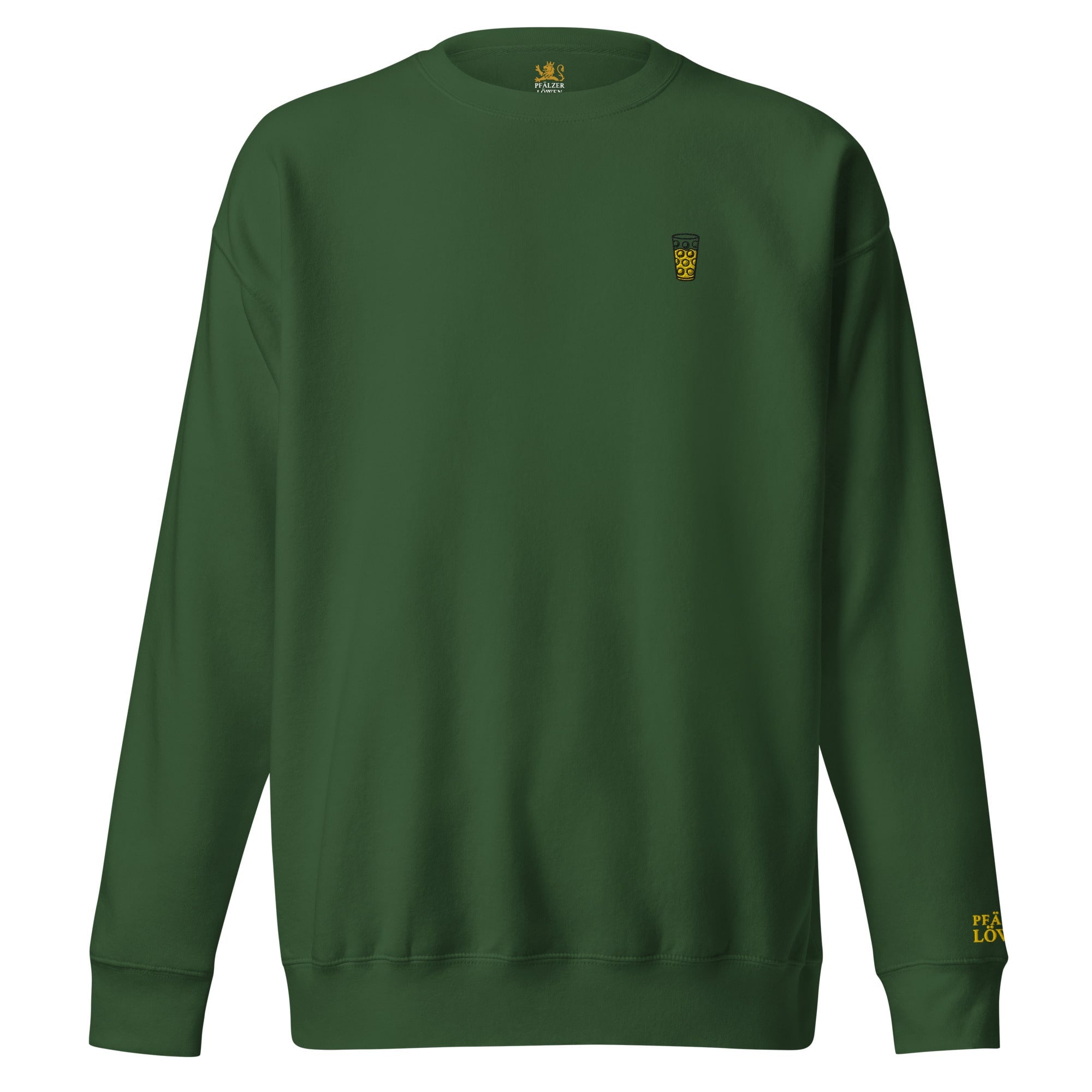 Gesticktes "Dubbeglas" Sweatshirt Unisex