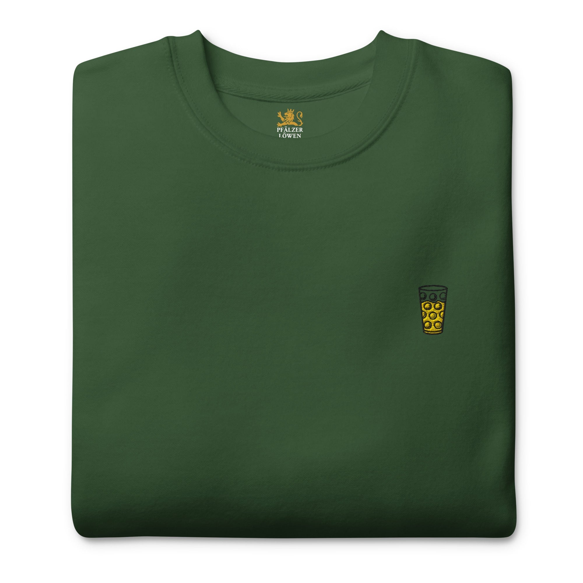 Gesticktes "Dubbeglas" Sweatshirt Unisex