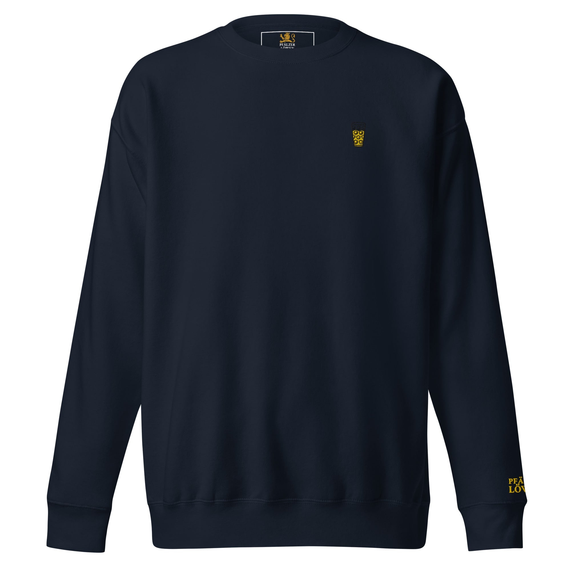 Gesticktes "Dubbeglas" Sweatshirt Unisex