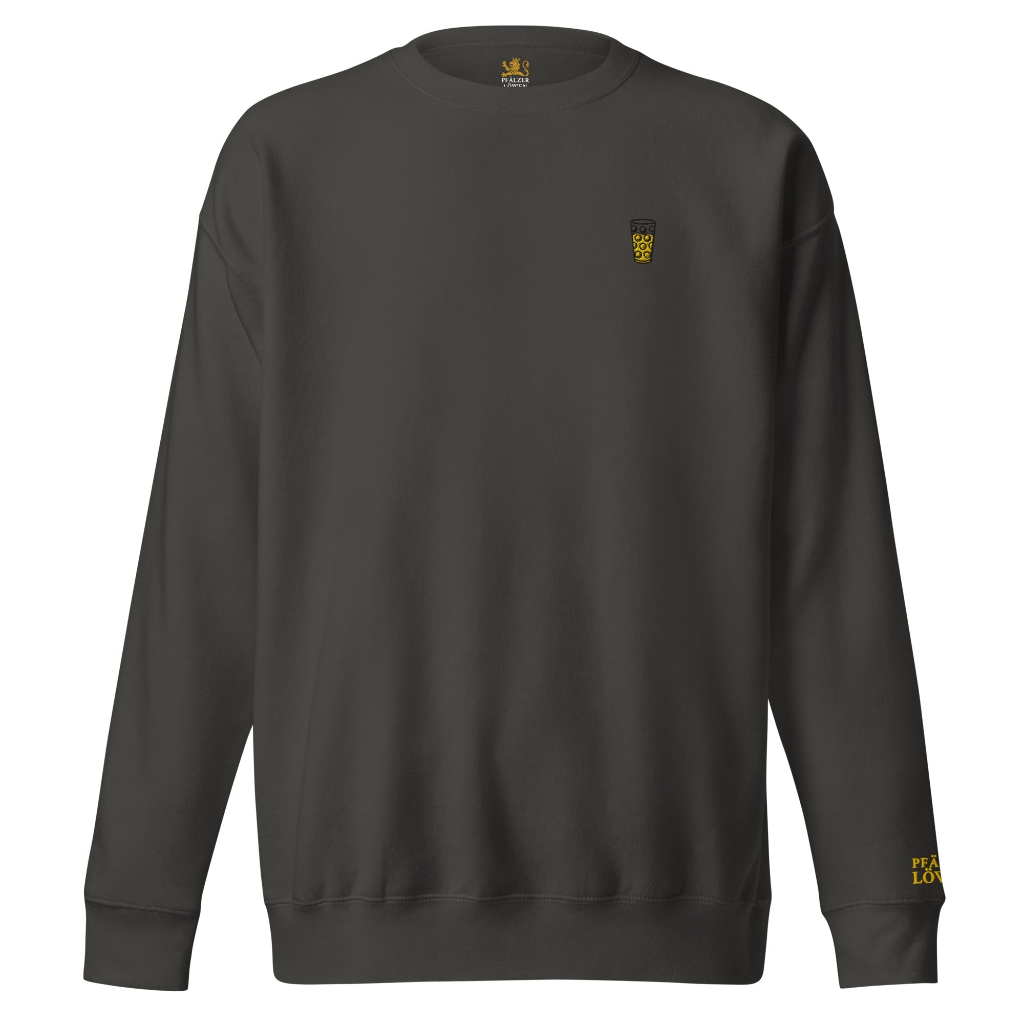 Gesticktes "Dubbeglas" Sweatshirt Unisex
