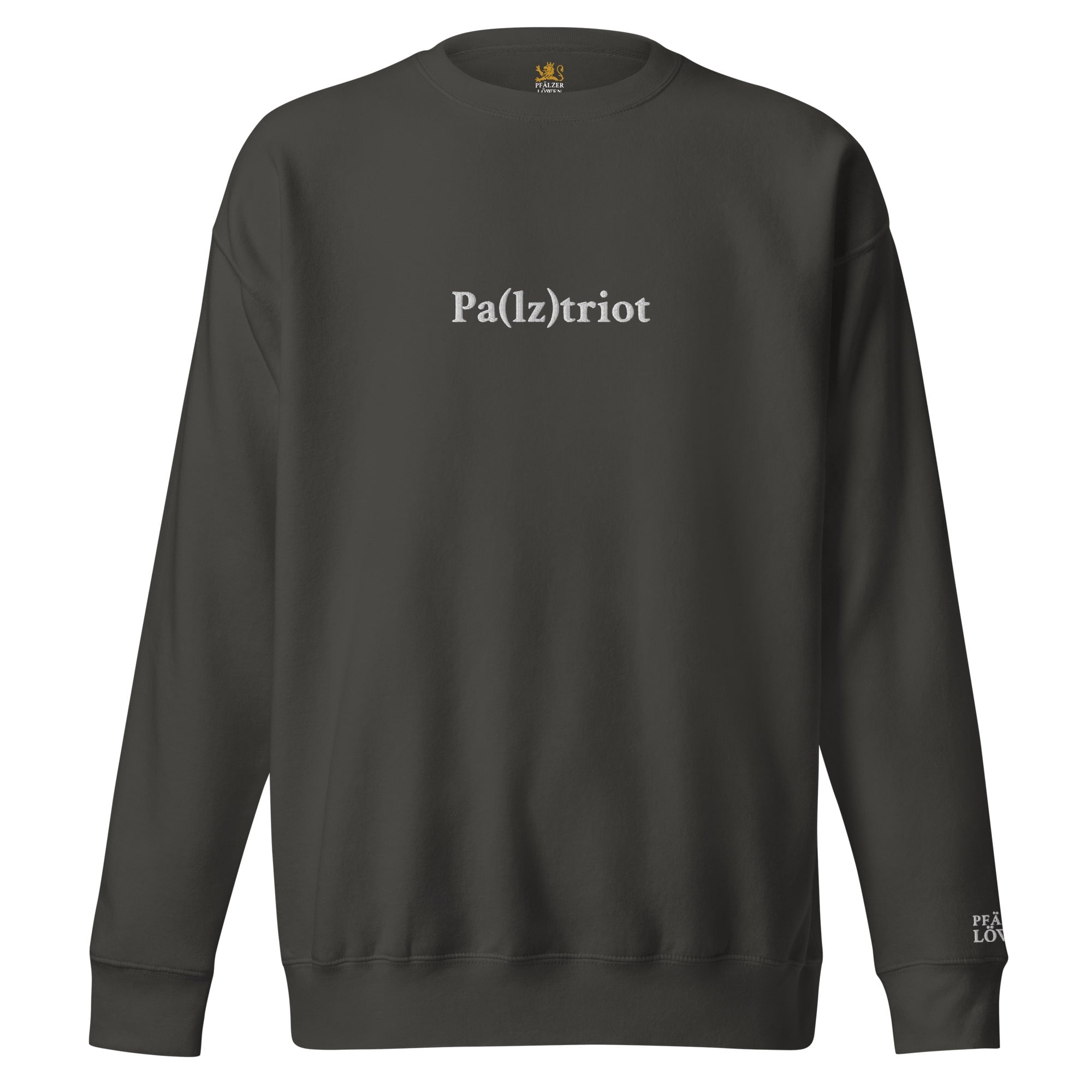 Gesticktes "Pa(lz)triot" Sweatshirt Unisex