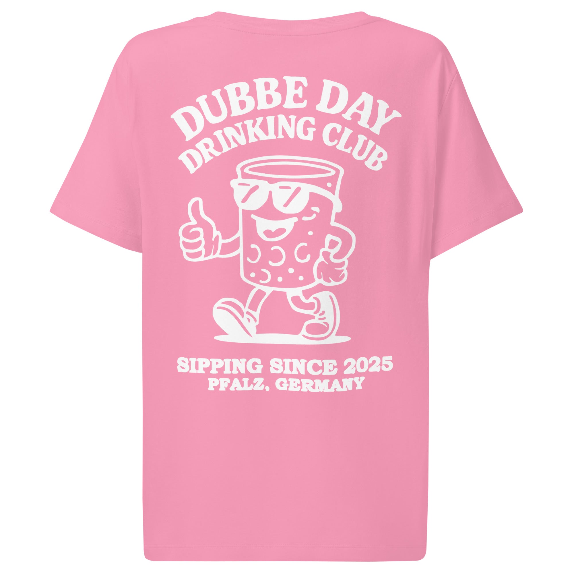 Dubbe Day Drinking Club Bio-Shirt Damen Rosa | Pfälzer Löwen Pfalz Frauen