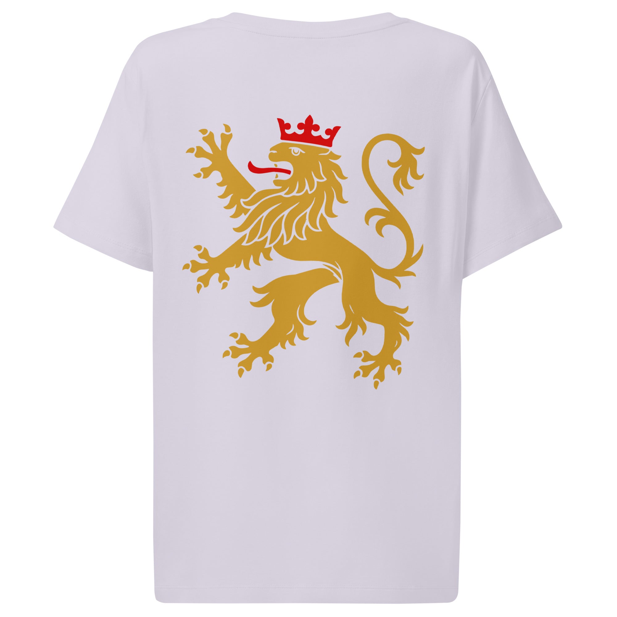 Pfälzer Löwe Backprint Bio-Shirt Damen Lavendel | Pfälzer Löwen Frauen